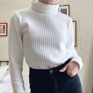 Wilfred White Turtleneck Sweater